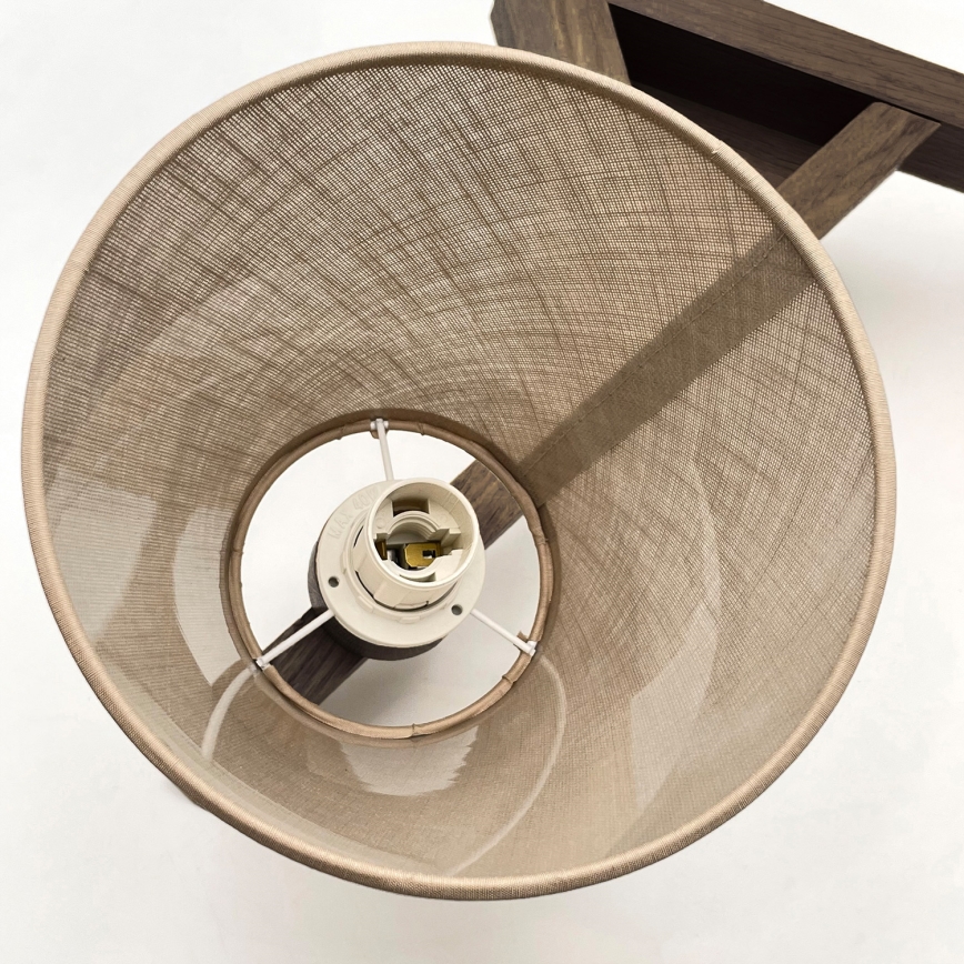 Brilagi - LED Lámpara de techo de superficie ANTHONY 3xE14/40W/230V roble/nogal/beige