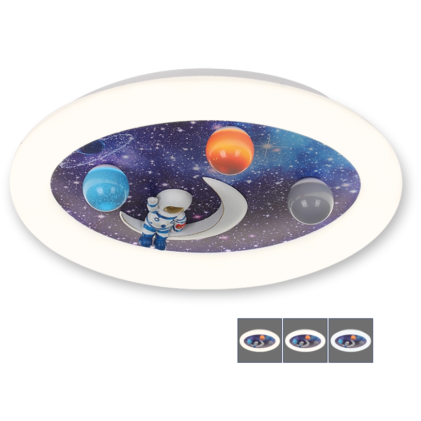BRILAGI - Lámpara de techo infantil ASTRO LED/60W/230V 3000/4500/6000K diámetro 51 cm