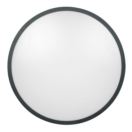 Brilagi - Luminaria LED de techo para baño con sensor ZENNA LED/18W/230V Ø 29,5 cm IP44 antracita + mando a distancia