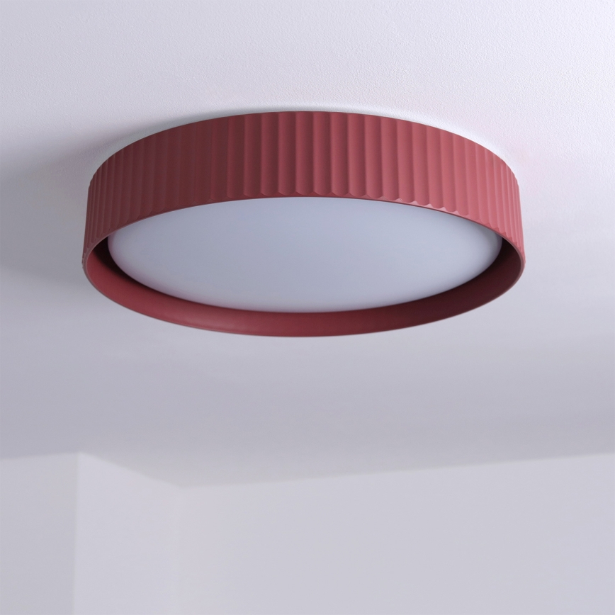 Brilagi - Lámpara de techo regulable LUCIA LED/48W/230V 3000-6500K Ø 41 cm roja + mando a distancia