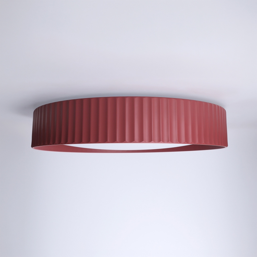 Brilagi - Lámpara de techo regulable LUCIA LED/48W/230V 3000-6500K Ø 41 cm roja + mando a distancia