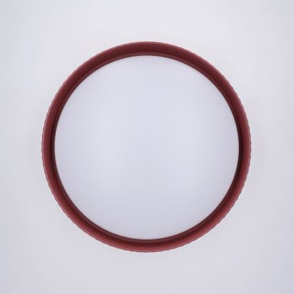 Brilagi - Lámpara de techo regulable LUCIA LED/48W/230V 3000-6500K Ø 41 cm roja + mando a distancia