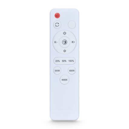 Brilagi - Lámpara de techo regulable LUCIA LED/48W/230V 3000-6500K Ø 41 cm roja + mando a distancia