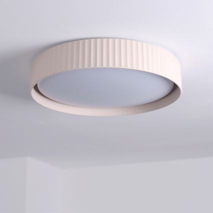 BRILAGI - Luminaria de techo LED regulable LUCIA LED/48W/230V 3000-6500K Ø 41 cm beige + mando a distancia