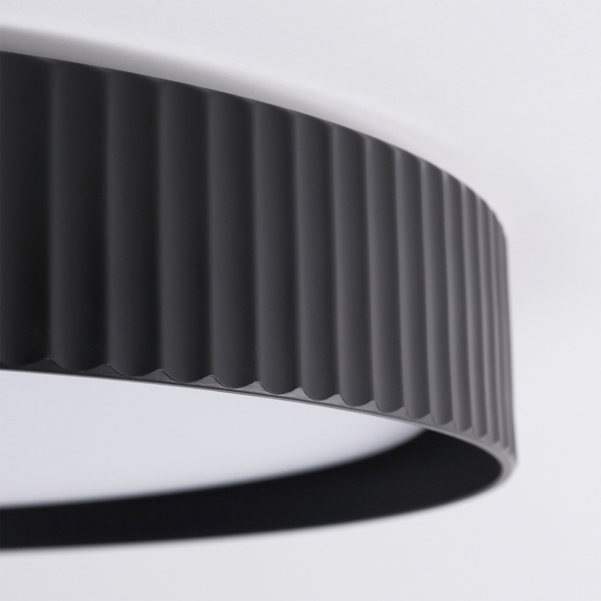 Brilagi - Plafón de techo LED regulable LUCIA 60W/230V 3000-6500K Ø 59 cm negro + mando a distancia