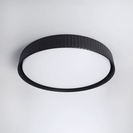 Brilagi - Plafón de techo LED regulable LUCIA 60W/230V 3000-6500K Ø 59 cm negro + mando a distancia
