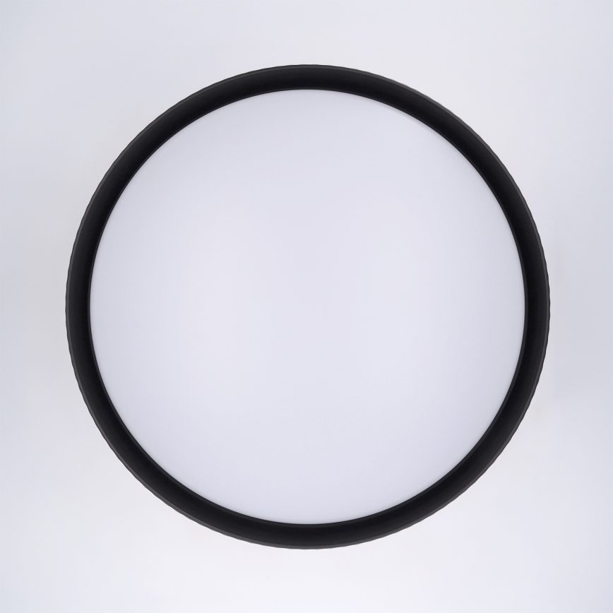 Brilagi - Plafón de techo LED regulable LUCIA 60W/230V 3000-6500K Ø 59 cm negro + mando a distancia