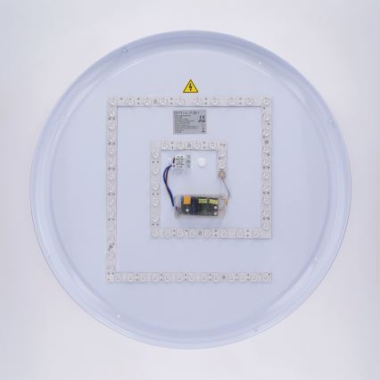 Brilagi - Plafón de techo LED regulable LUCIA 60W/230V 3000-6500K Ø 59 cm negro + mando a distancia