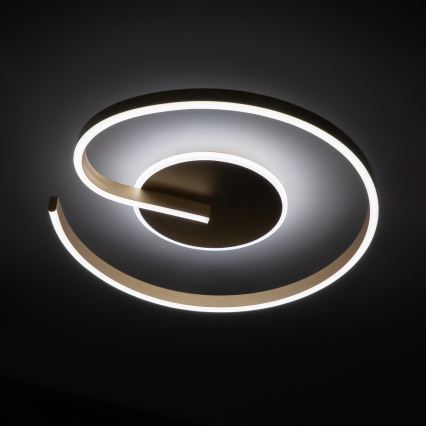 Brilagi - Lámpara de techo LED regulable SPIRAL LED/56W/230V, diámetro 50 cm, 3000/4000/6000K + mando a distancia