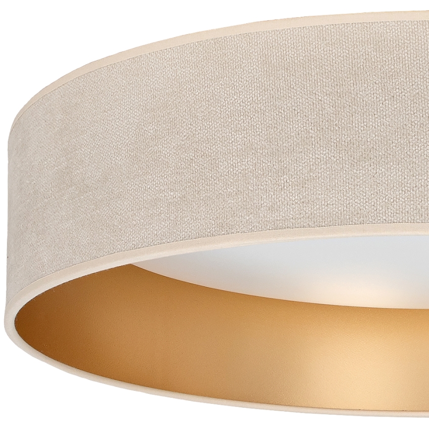 Brilagi - Lámpara de techo LED VELVET SIMPLE LED/24W/230V 3000K Ø 45 cm crema/oro