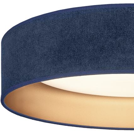 Brilagi - Lámpara de techo LED VELVET SIMPLE LED/24W/230V 4000K diámetro 45 cm azul/dorado