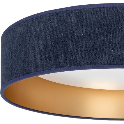 Brilagi - Lámpara de techo LED VELVET SIMPLE LED/24W/230V 4000K diámetro 45 cm azul/dorado