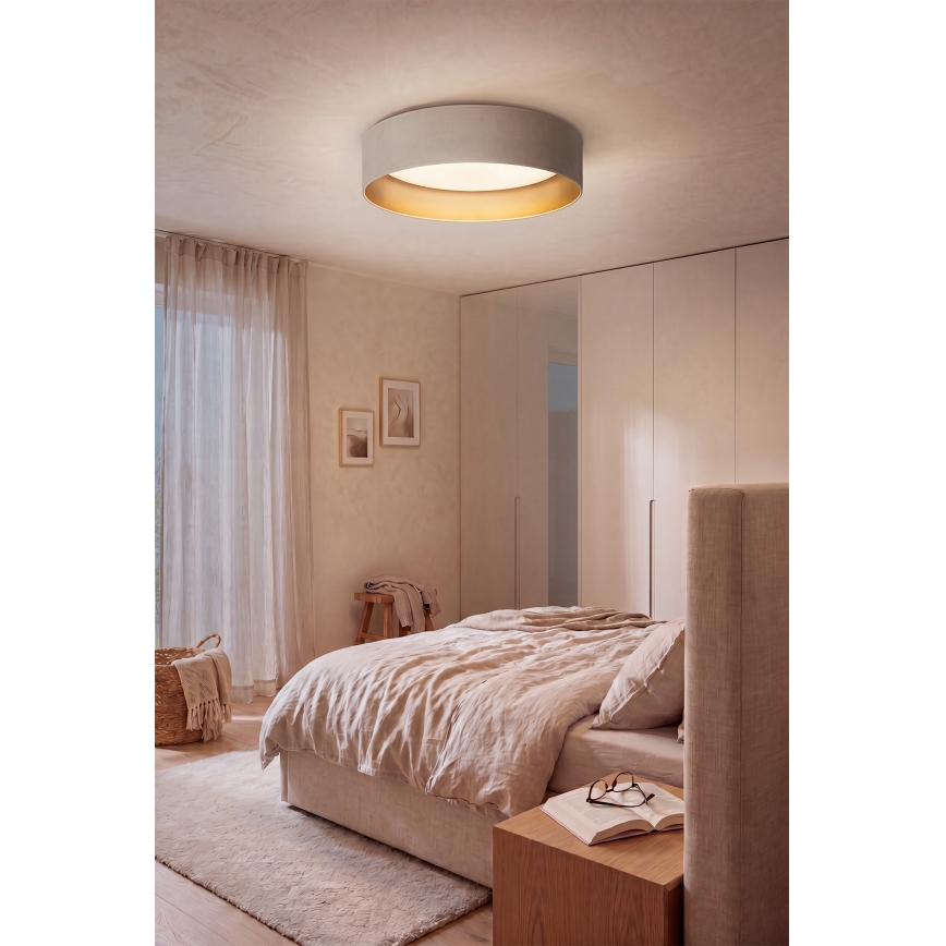 Brilagi - Lámpara de techo LED VELVET SIMPLE LED/24W/230V 4000K Ø 45 cm crema/dorado