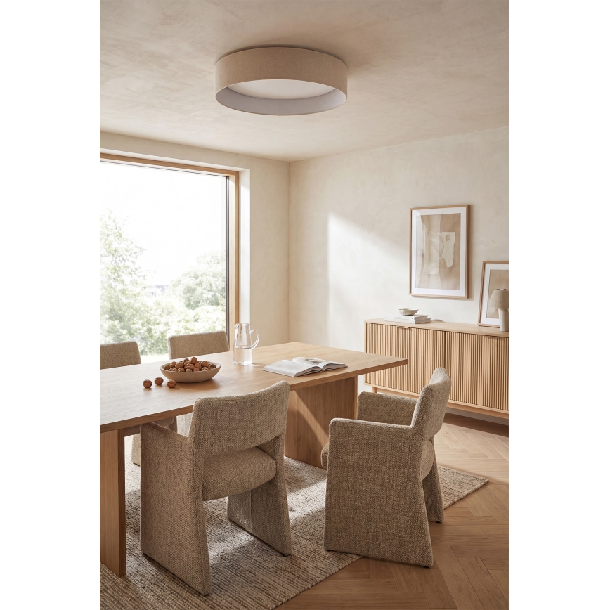 Brilagi - Plafón LED VELVET SIMPLE LED/36W/230V 3000K Ø 55 cm crema