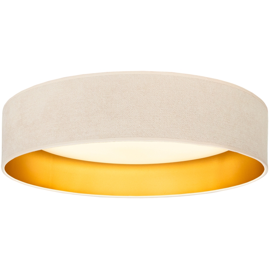Brilagi - Lámpara de techo LED VELVET SIMPLE LED/36W/230V 3000K Ø 55 cm crema/dorada