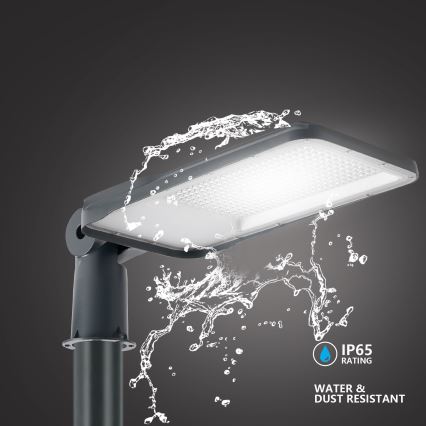 Brilagi - Farola LED exterior con poste y articulación de 5 m URBANLIGHT LED/200W/230V antracita IP65