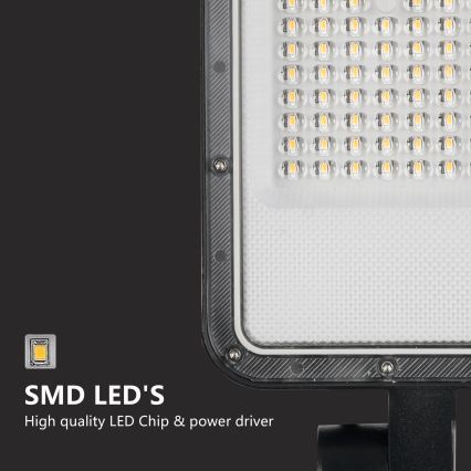 Brilagi - Farola LED exterior con poste y brazo articulado de 3 m URBANLIGHT LED/50W/230V negra IP65