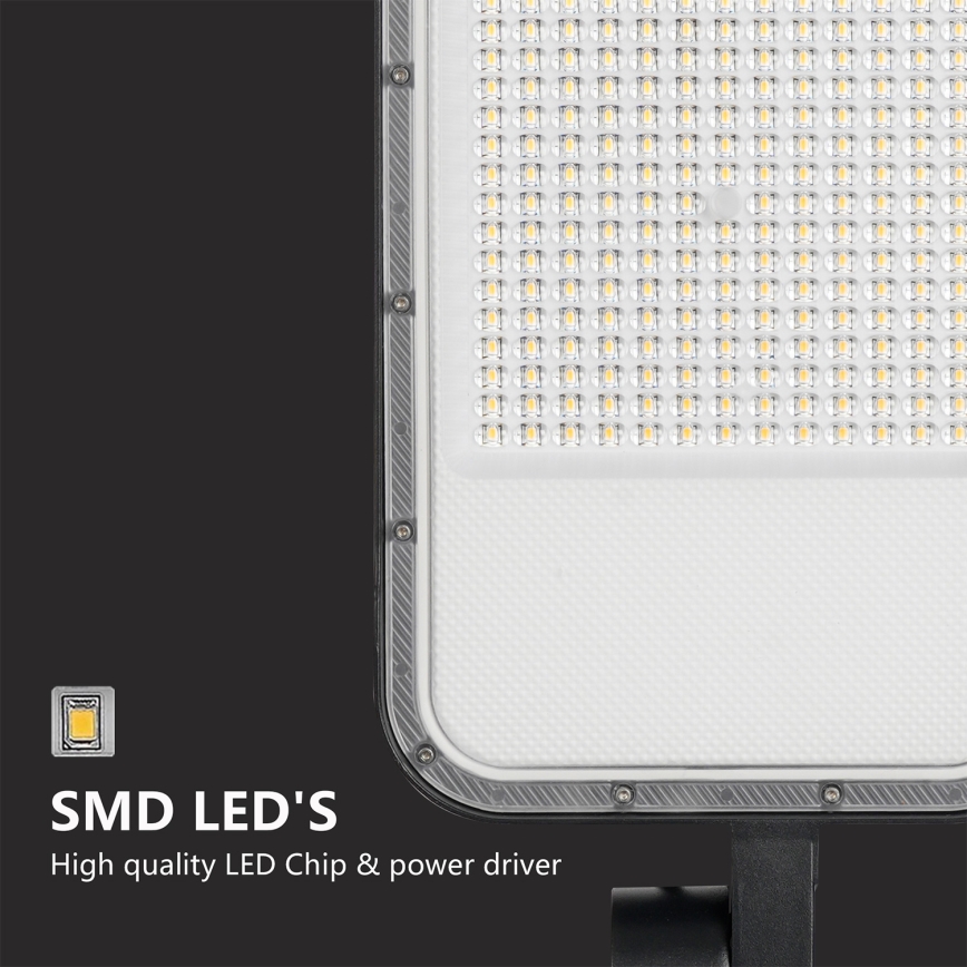 Brilagi - Farola LED exterior con poste y articulación de 4 m URBANLIGHT LED/200W/230V negra IP65