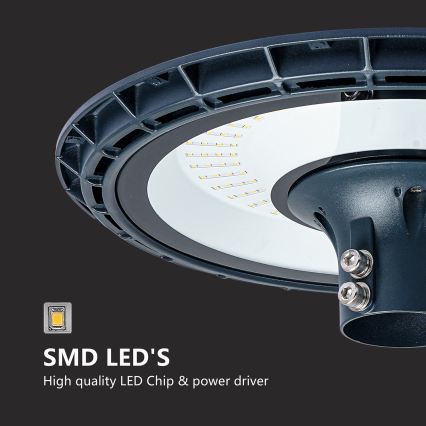 Brilagi - Farola LED de exterior con poste de 4 m URBANSPARK LED/120W/230V antracita IP65