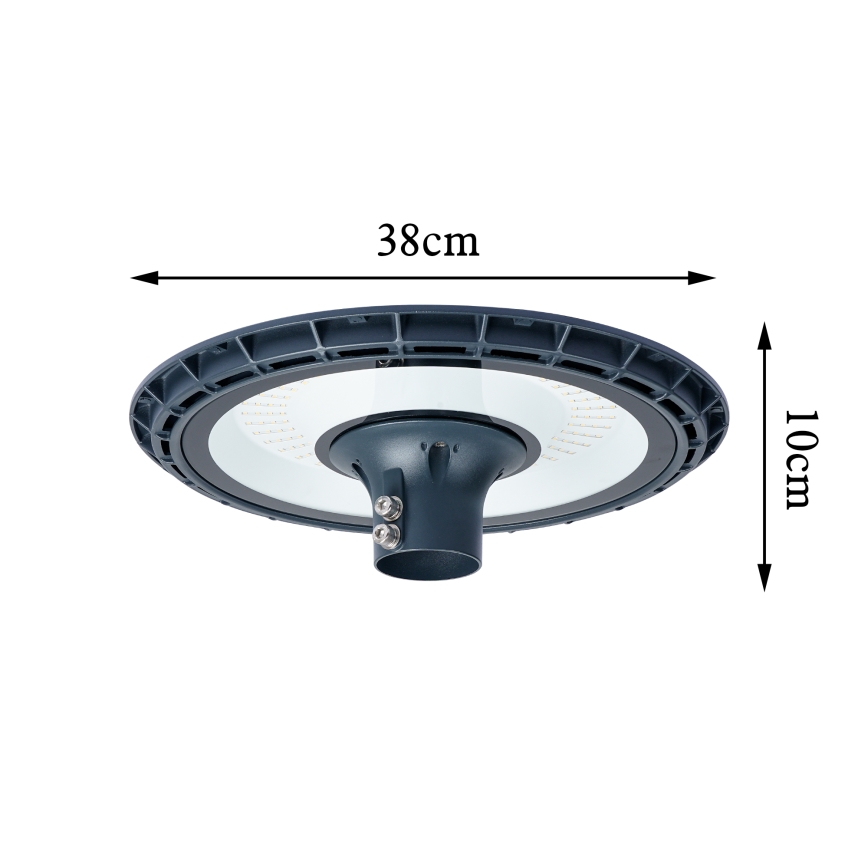 Brilagi - Farola LED de exterior con poste de 4 m URBANSPARK LED/120W/230V antracita IP65