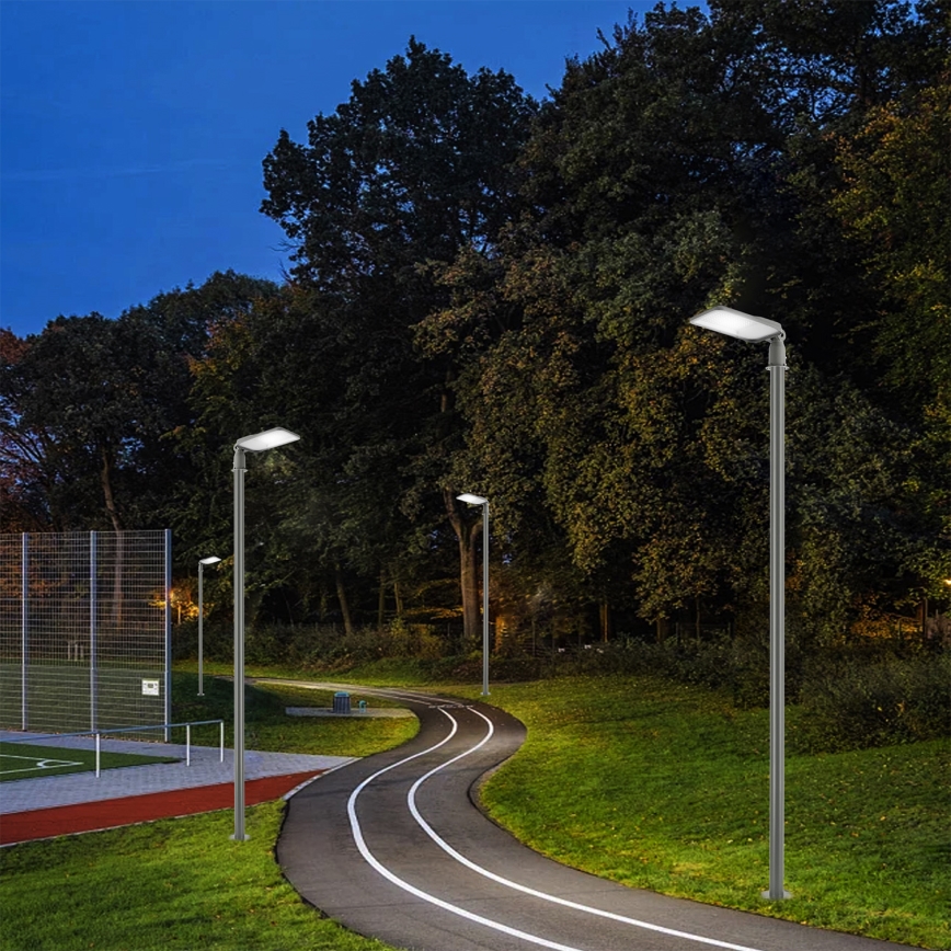 Brilagi - Farola LED exterior con articulación URBANLIGHT LED/100W/230V gris IP65