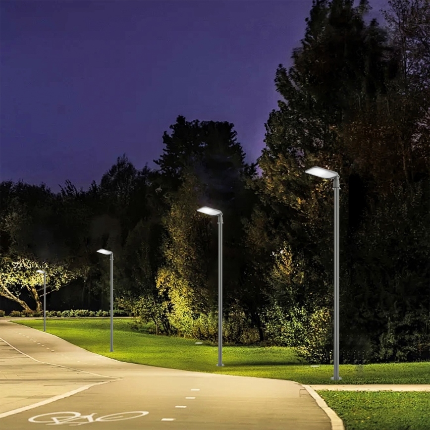 Brilagi - Farola LED exterior con articulación URBANLIGHT LED/100W/230V gris IP65