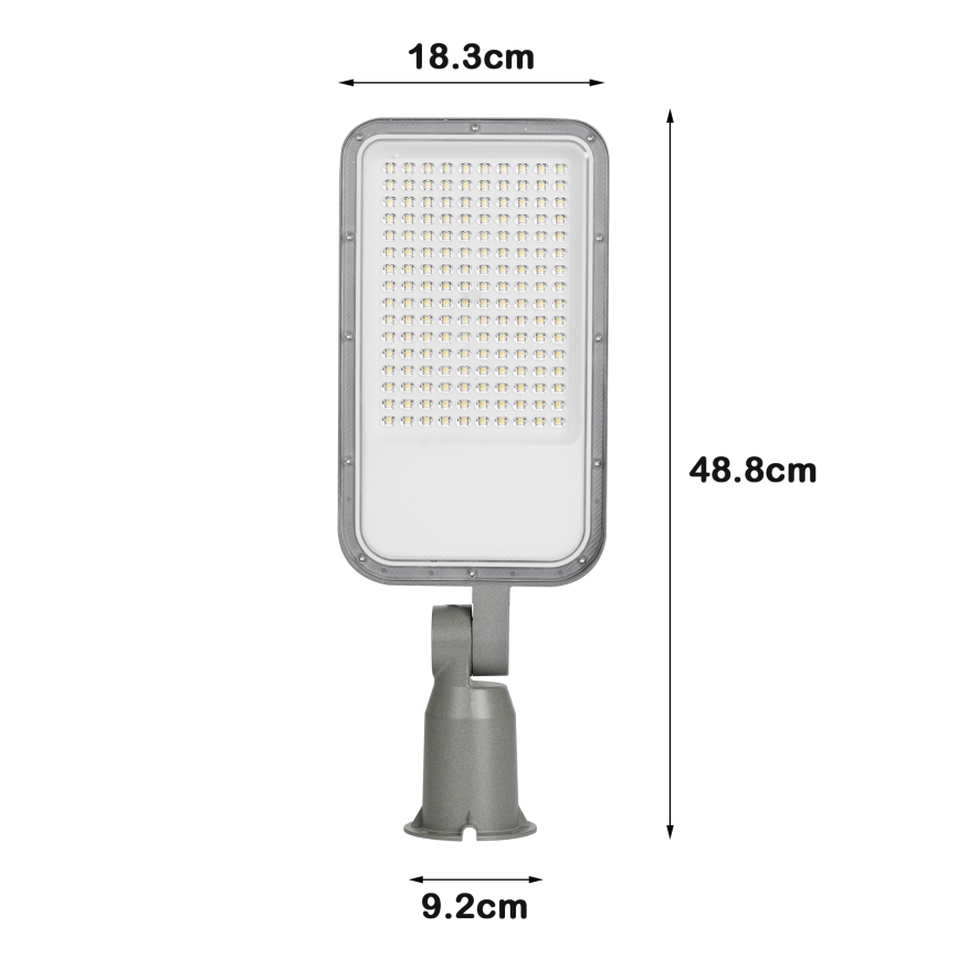 Brilagi - Farola LED exterior con articulación URBANLIGHT LED/100W/230V gris IP65