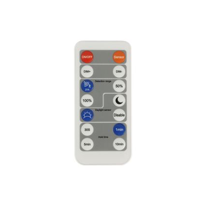 Brilagi - Lámpara LED regulable con sensor de movimiento y crepúsculo ULTRA SLIM LED/18W/230V 30x30 cm + mando a distancia