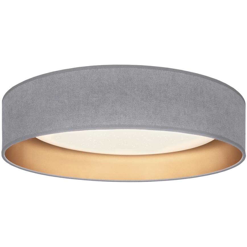 Brilagi - Lámpara de techo LED regulable VELVET SMARTIX STARS LED/36W/230V 3000-6000K diámetro 55 cm gris/dorado Wi-Fi Tuya Beacon + control remoto
