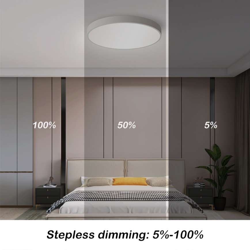 Brilagi - Lámpara de techo LED regulable POOL SMART LED/48W/230V 3000-6000K 40 cm + mando a distancia blanca