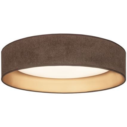 Brilagi - Lámpara de techo LED regulable VELVET SMARTIX LED/36W/230V 3000-6000K Ø 55 cm marrón/dorado Wi-Fi Tuya Beacon + mando a distancia