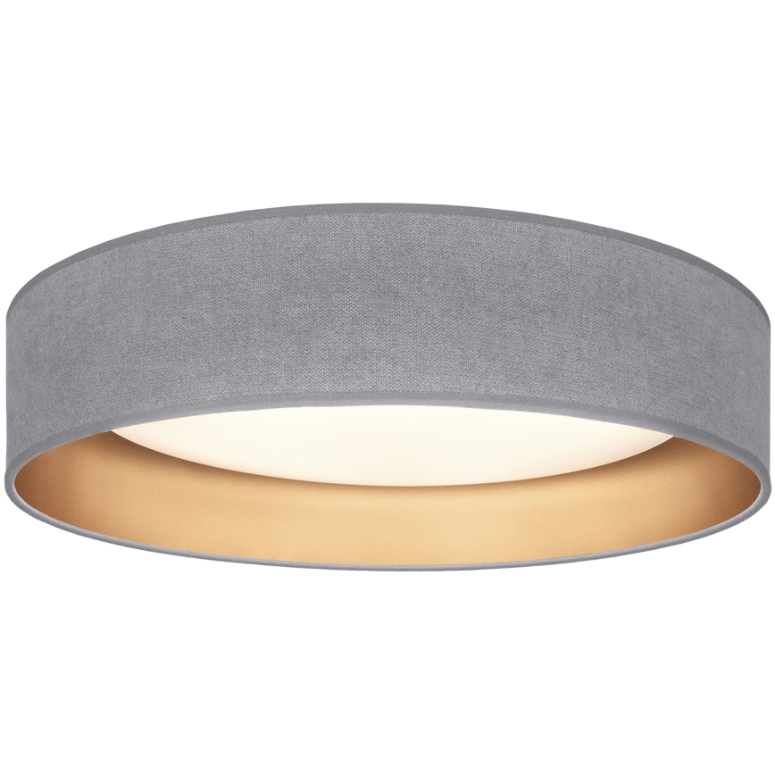 Brilagi - Lámpara de techo LED regulable VELVET SMART VARI LED/24W/230V 3000-6500K Ø 45 cm gris/dorado + mando a distancia