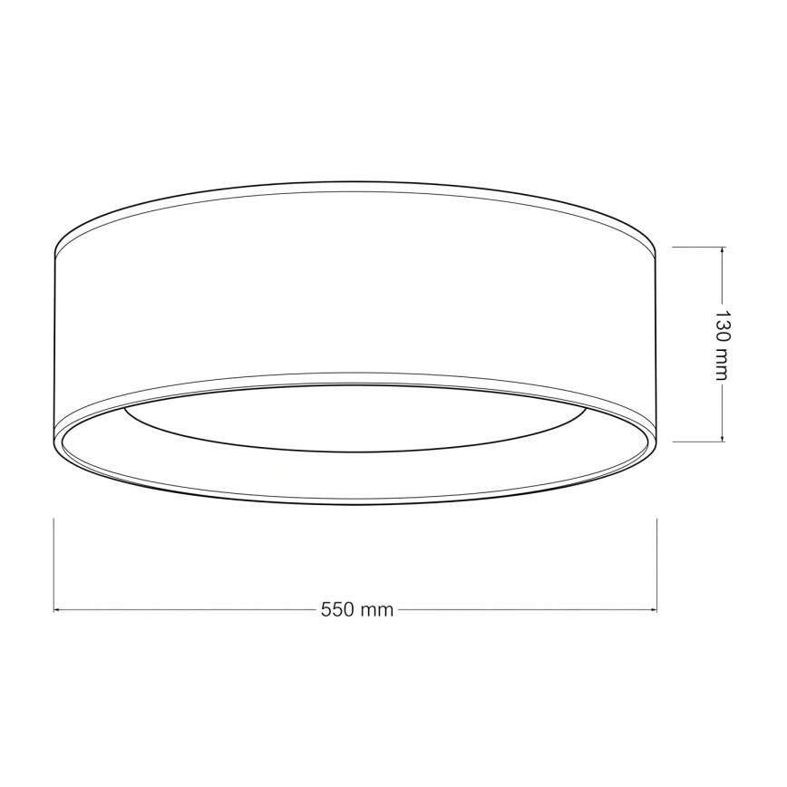 Brilagi - Luminaria de techo LED regulable VELVET SMART VARI LED/36W/230V 3000-6500K Ø 55 cm burdeos/dorado + mando a distancia