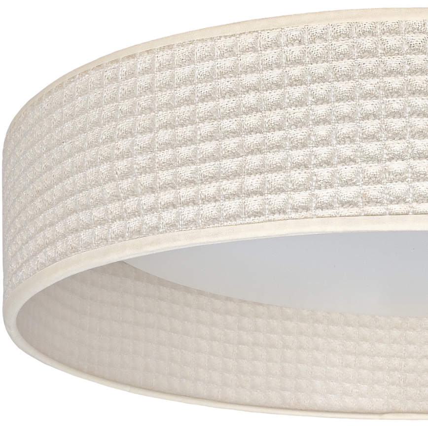 Brilagi - Lámpara de techo LED regulable VELVET SMART VARI LED/36W/230V 3000-6500K, diámetro 55 cm, color crema + control remoto