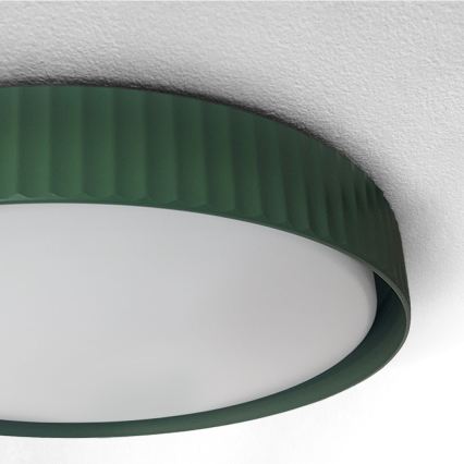 Brilagi - Plafón LED regulable LUCIA LED/48W/230V 3000-6500K Ø 41 cm verde + mando a distancia