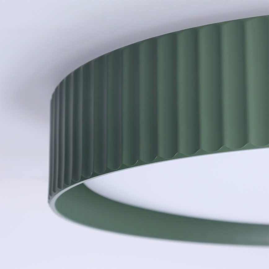 Brilagi - Plafón LED regulable LUCIA LED/48W/230V 3000-6500K Ø 41 cm verde + mando a distancia