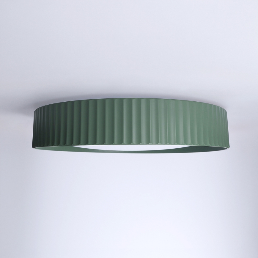 Brilagi - Plafón LED regulable LUCIA LED/48W/230V 3000-6500K Ø 41 cm verde + mando a distancia