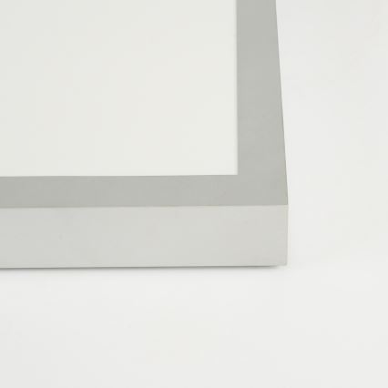 Brilagi - Lámpara LED regulable para techo de baño FRAME SMART LED/50W/230V 120x30 cm 3000-6000K IP44 plateada + mando a distancia