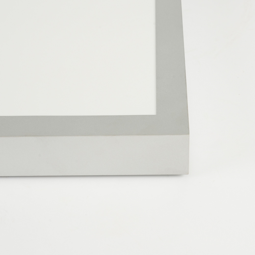 Brilagi - Lámpara LED regulable para techo de baño FRAME SMART LED/50W/230V 120x30 cm 3000-6000K IP44 plateada + mando a distancia