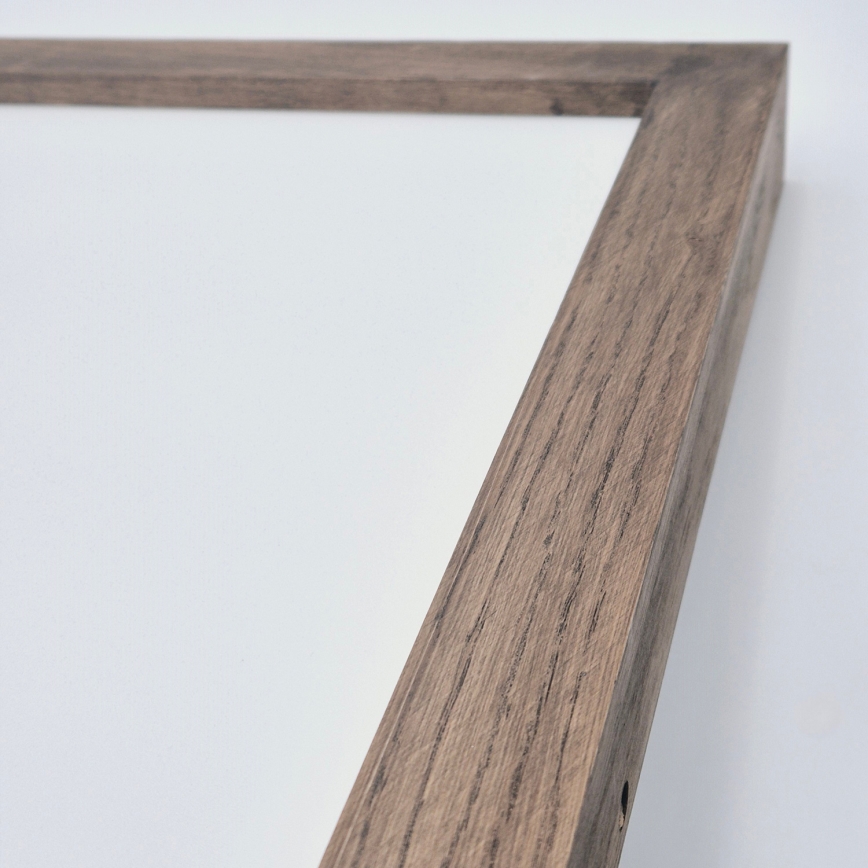 Brilagi - Luminaria LED de techo para baño WOODY FRAME LED/40W/230V 60x60 cm IP44 roble nogal