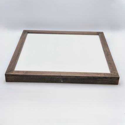 Brilagi - Luminaria LED de techo para baño WOODY FRAME LED/40W/230V 60x60 cm IP44 roble nogal