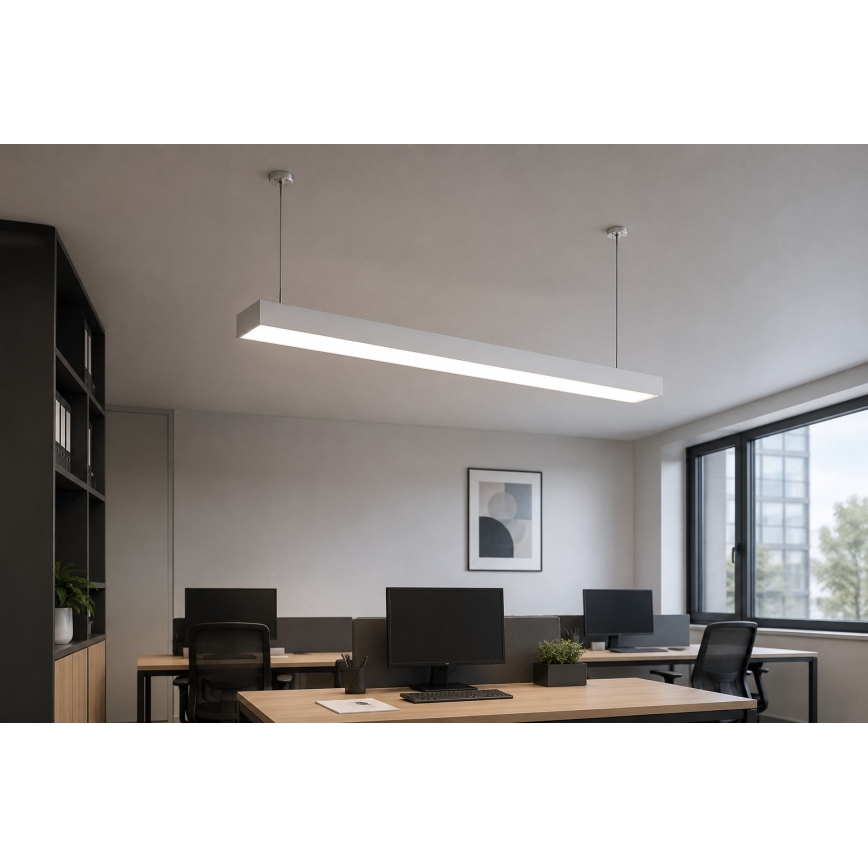 Brilagi - Luminaria LED de techo de montaje en superficie y colgante SYNODICO LED/30W/230V 4000K blanca