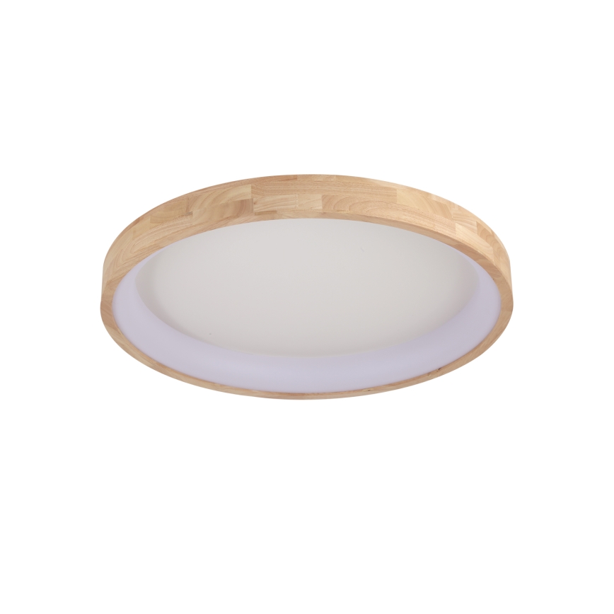 Brilagi - Luminaria de techo LED FALCON WOOD LED/60W/230V 3000/4000/6000K Ø 80 cm acabado en madera