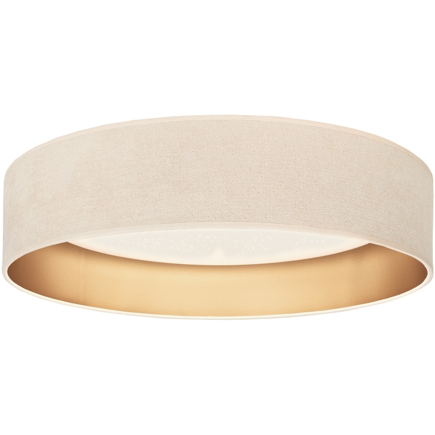 Brilagi - Lámpara de techo regulable VELVET SMARTIX STARS LED/36W/230V 3000–6000K Ø 55 cm crema/dorado Wi‑Fi Tuya Beacon + mando a distancia