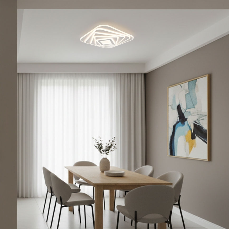BRILAGI - Lámpara de techo LED regulable MODERN LED/210W/230V 3000-6000K 55x55 cm + control remoto