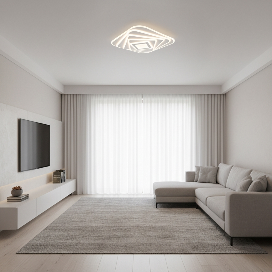 BRILAGI - Lámpara de techo LED regulable MODERN LED/210W/230V 3000-6000K 55x55 cm + control remoto