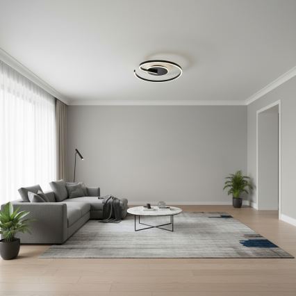 Brilagi - Lámpara de techo LED regulable SPIRAL LED/56W/230V Ø 50 cm 3000/4000/6000K + control remoto
