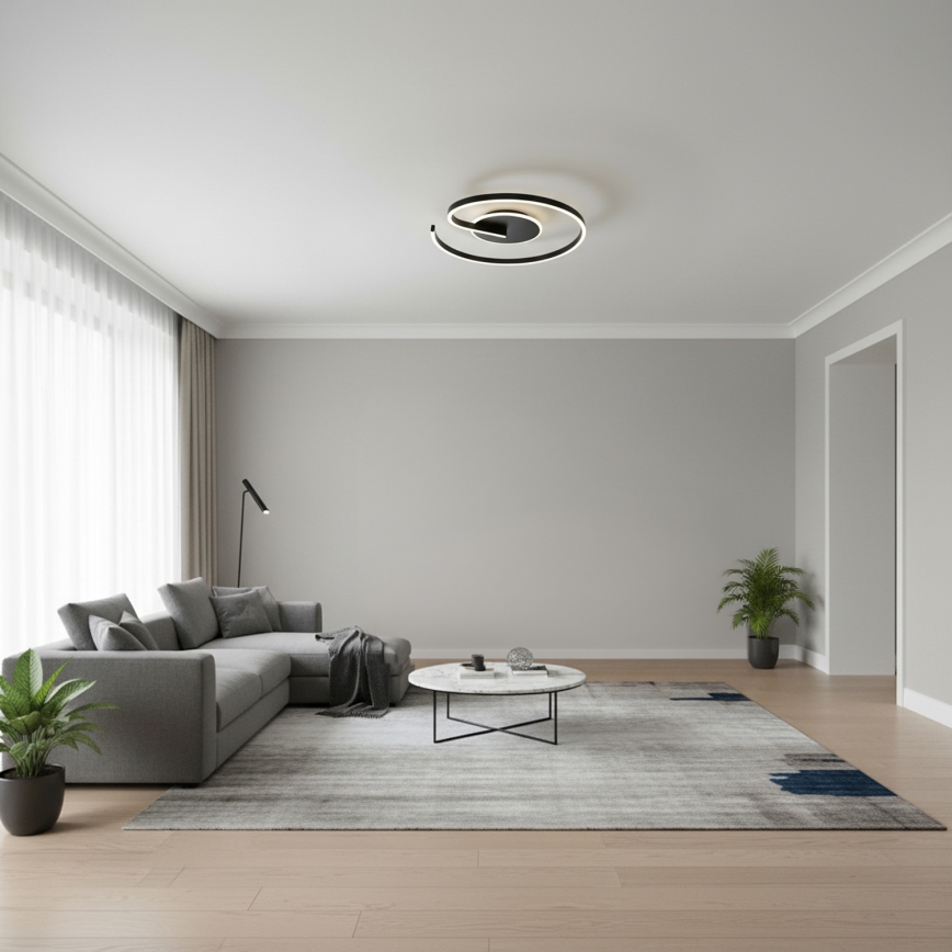 Brilagi - Lámpara de techo LED regulable SPIRAL LED/56W/230V Ø 50 cm 3000/4000/6000K + control remoto