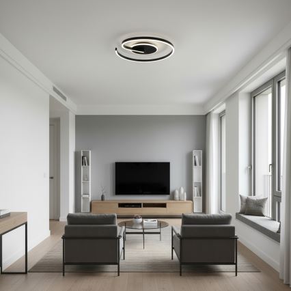 Brilagi - Lámpara de techo LED regulable SPIRAL LED/56W/230V Ø 50 cm 3000/4000/6000K + control remoto