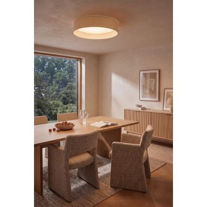 Brilagi - Plafón LED VELVET SIMPLE 24W/230V 3000K Ø 45 cm color crema